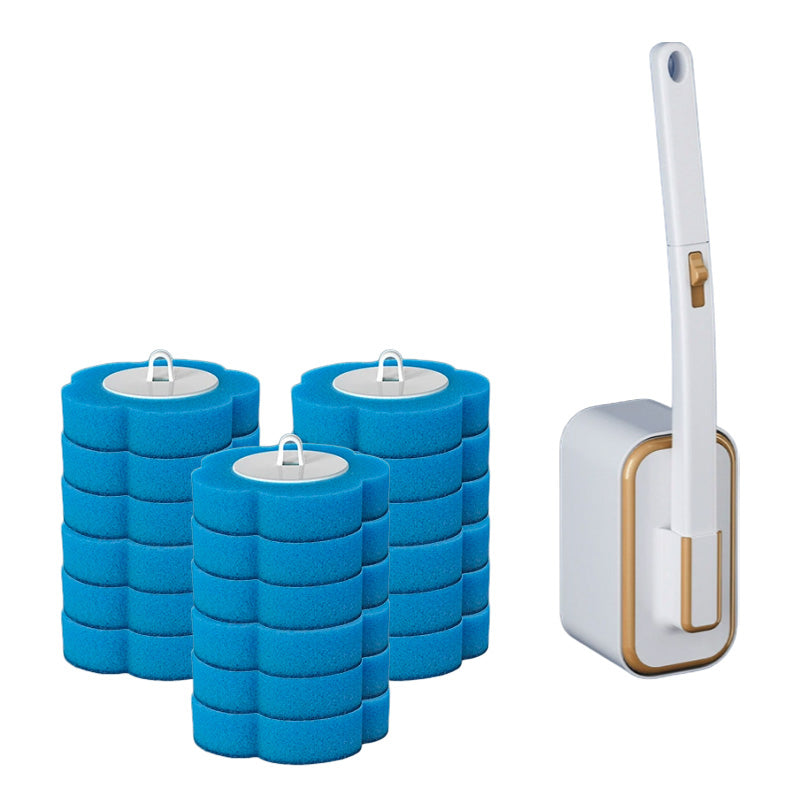 Wall-Mounted Toilet Brush Set