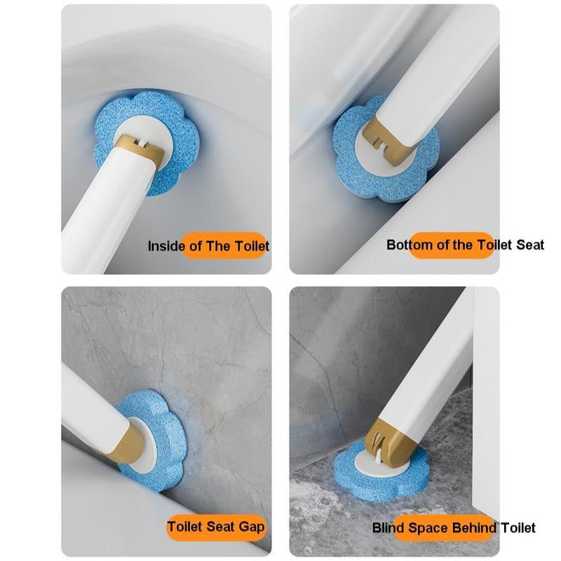 Wall-Mounted Toilet Brush Set