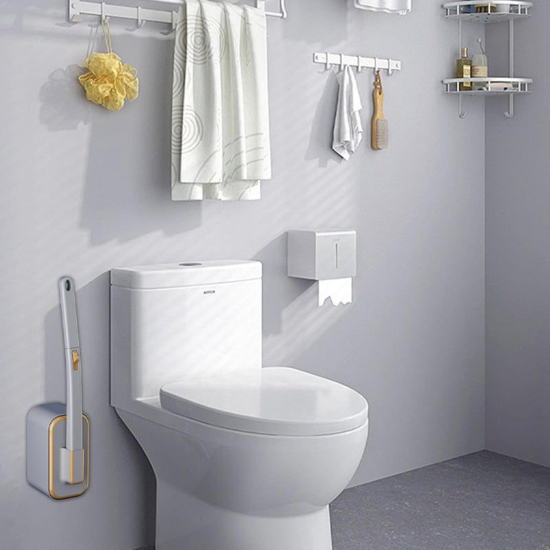 Wall-Mounted Toilet Brush Set