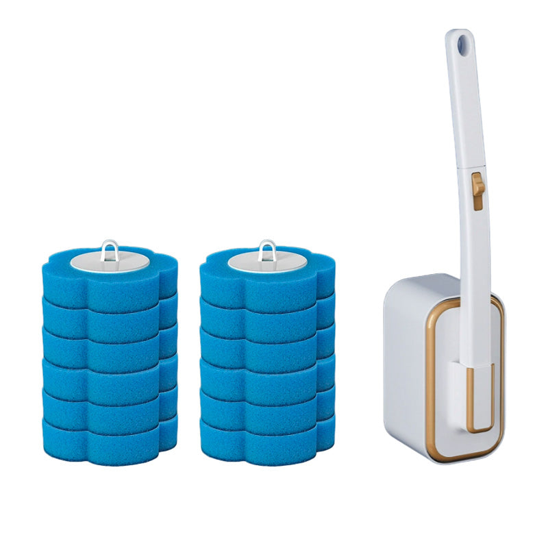 Wall-Mounted Toilet Brush Set