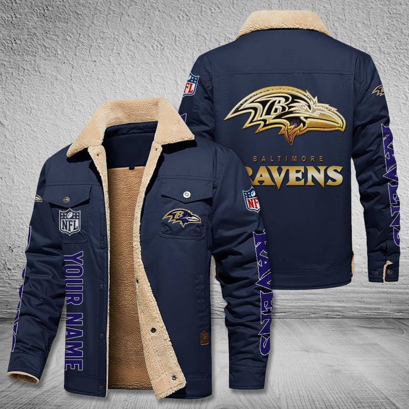 Baltimore Ravens Style Leather Jacket 2