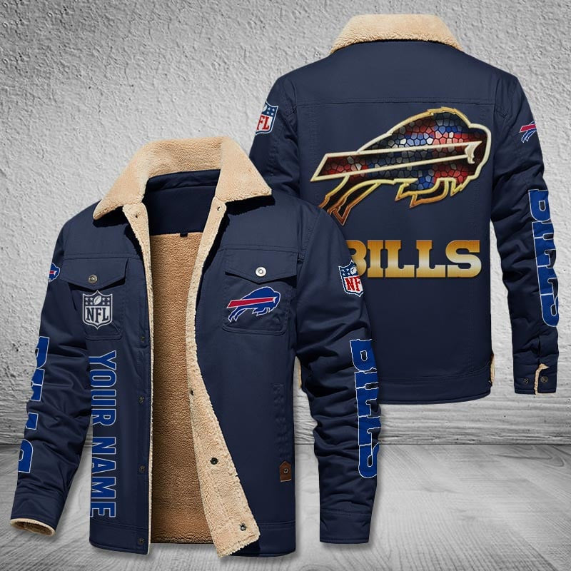 Buffalo Bills Style Leather Jacket 2