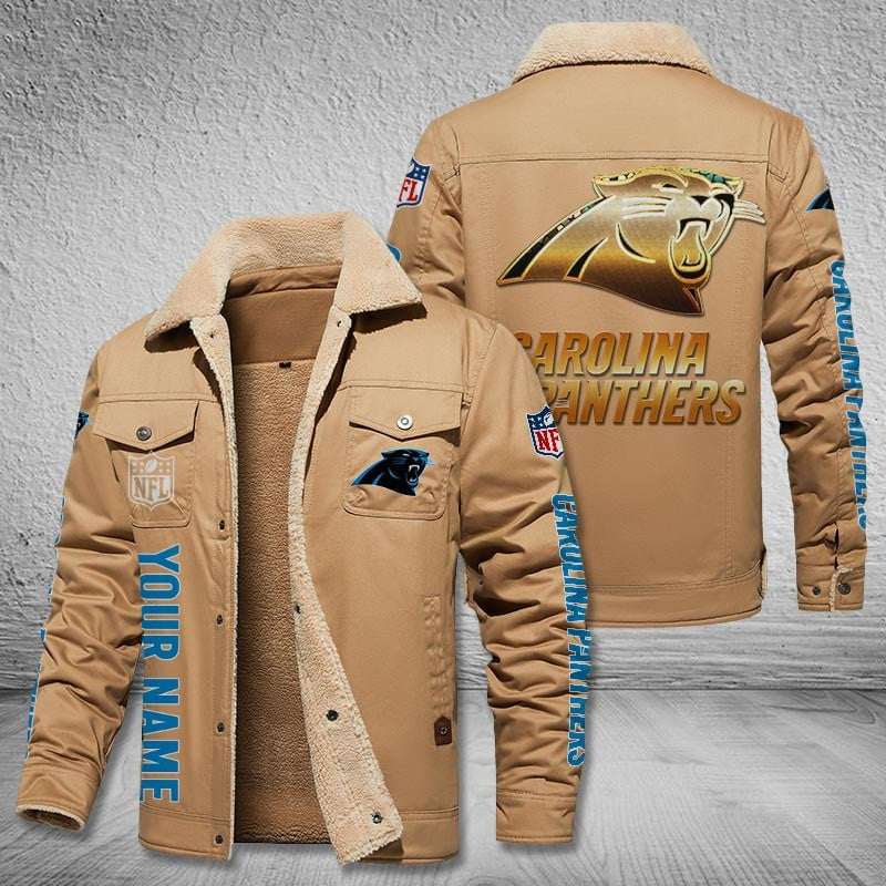 Carolina Panthers Style Leather Jacket 2