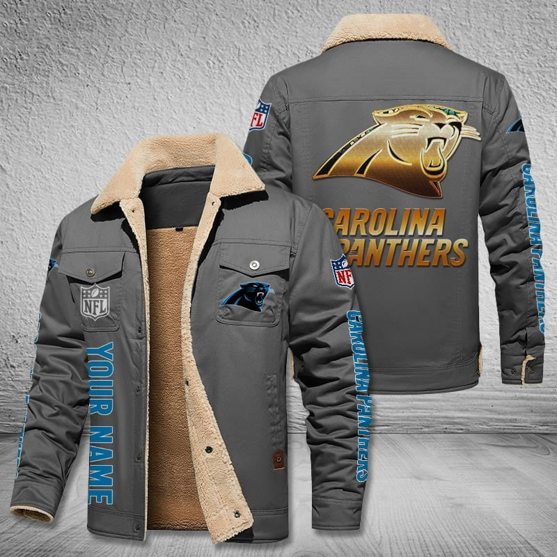 Carolina Panthers Style Leather Jacket 2