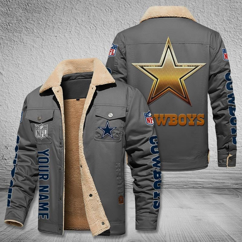 Dallas Cowboys Style Leather Jacket 2