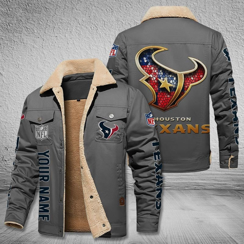 Houston Texans Style Leather Jacket 2