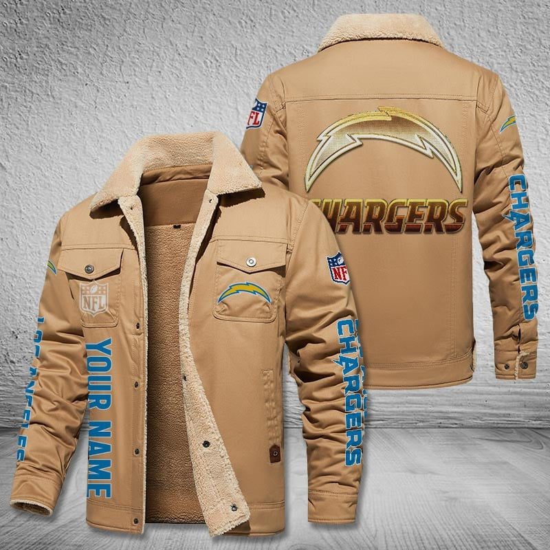 Los Angeles Chargers Style Leather Jacket 2