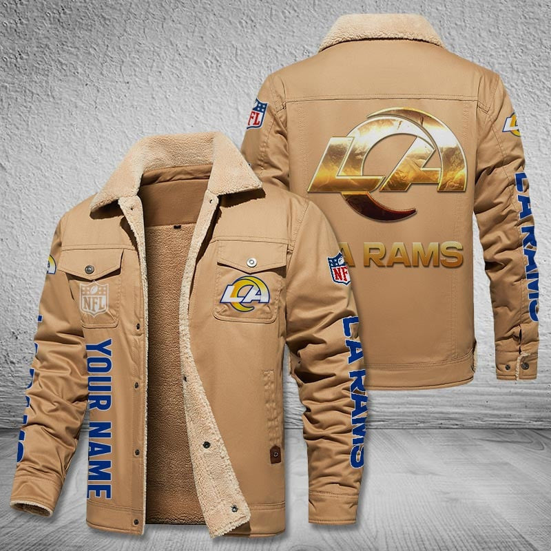 Los Angeles Rams Style Leather Jacket 2