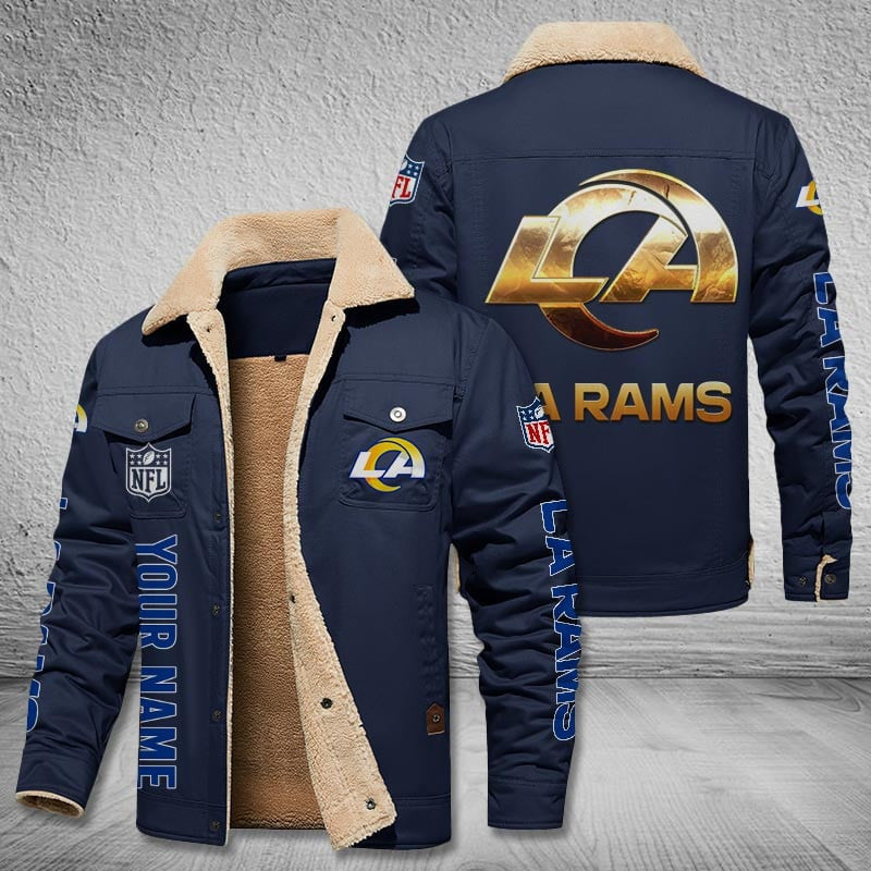 Los Angeles Rams Style Leather Jacket 2