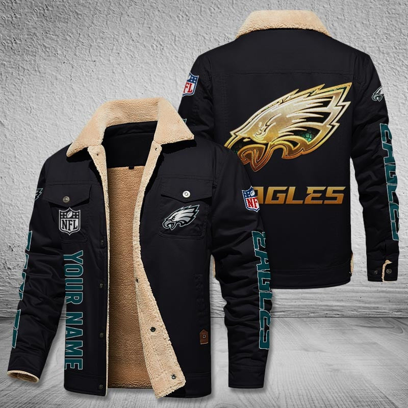 Philadelphia Eagles Style Leather Jacket 2