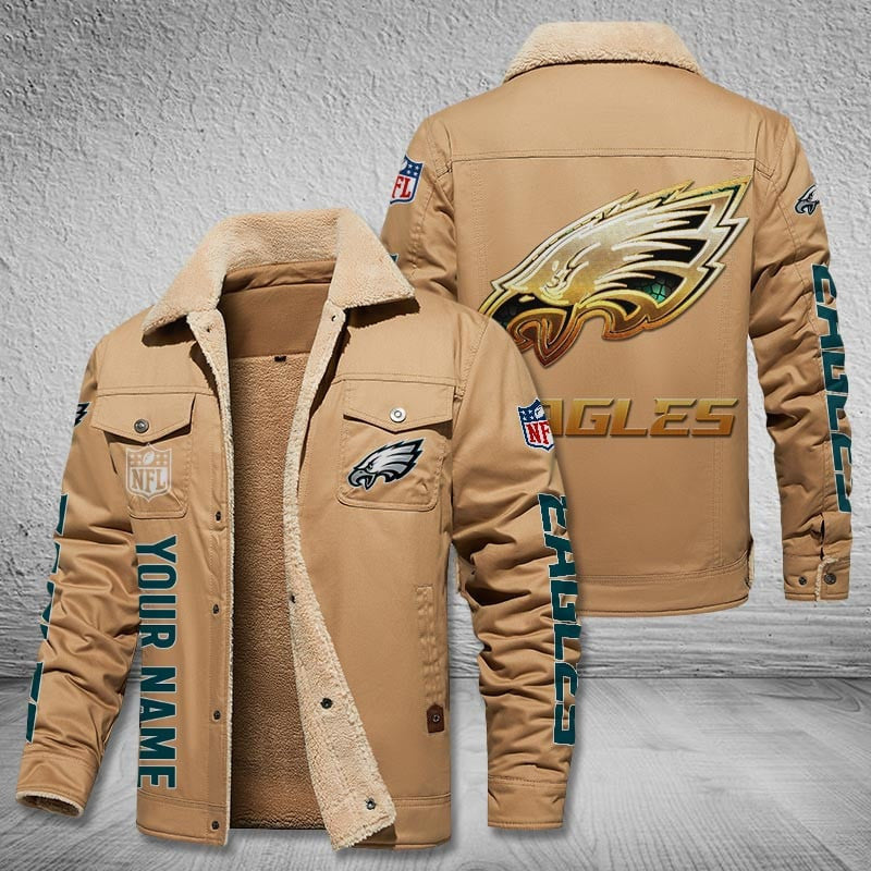 Philadelphia Eagles Style Leather Jacket 2