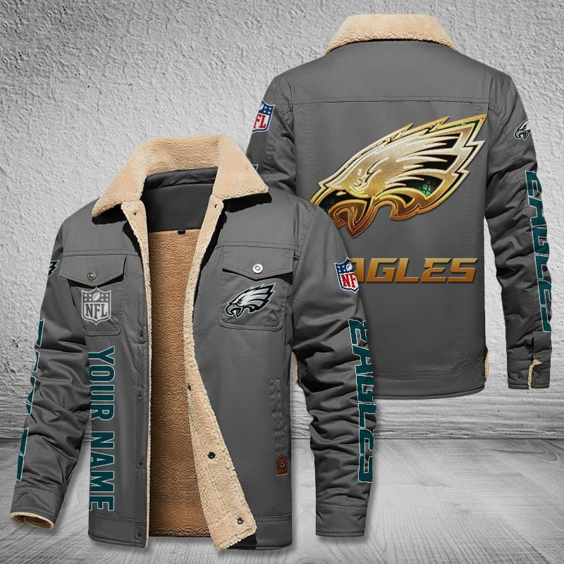Philadelphia Eagles Style Leather Jacket 2