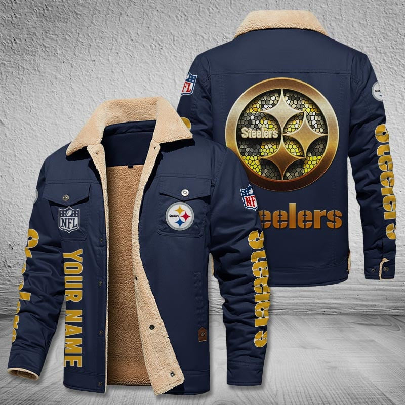 Pittsburgh Steelers Style Leather Jacket 2
