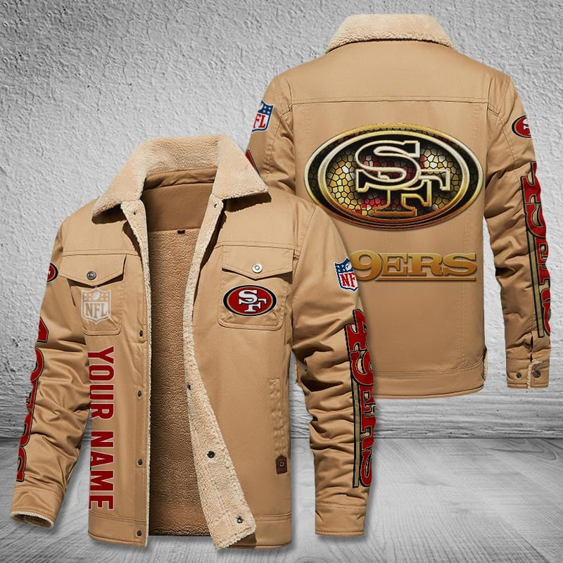 San Francisco 49ers Style Leather Jacket 2