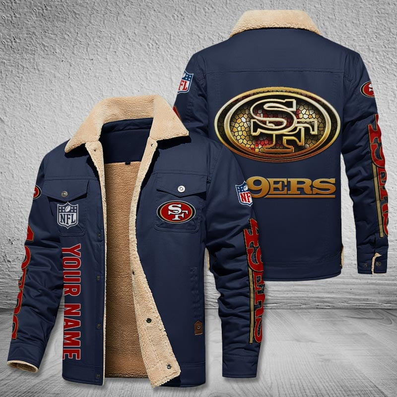San Francisco 49ers Style Leather Jacket 2