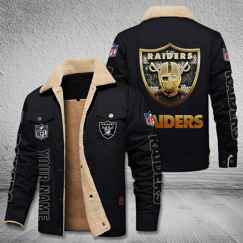 Las Vegas Raiders Style Leather Jacket 2