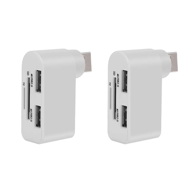 4-in-1 Rotating USB Hub